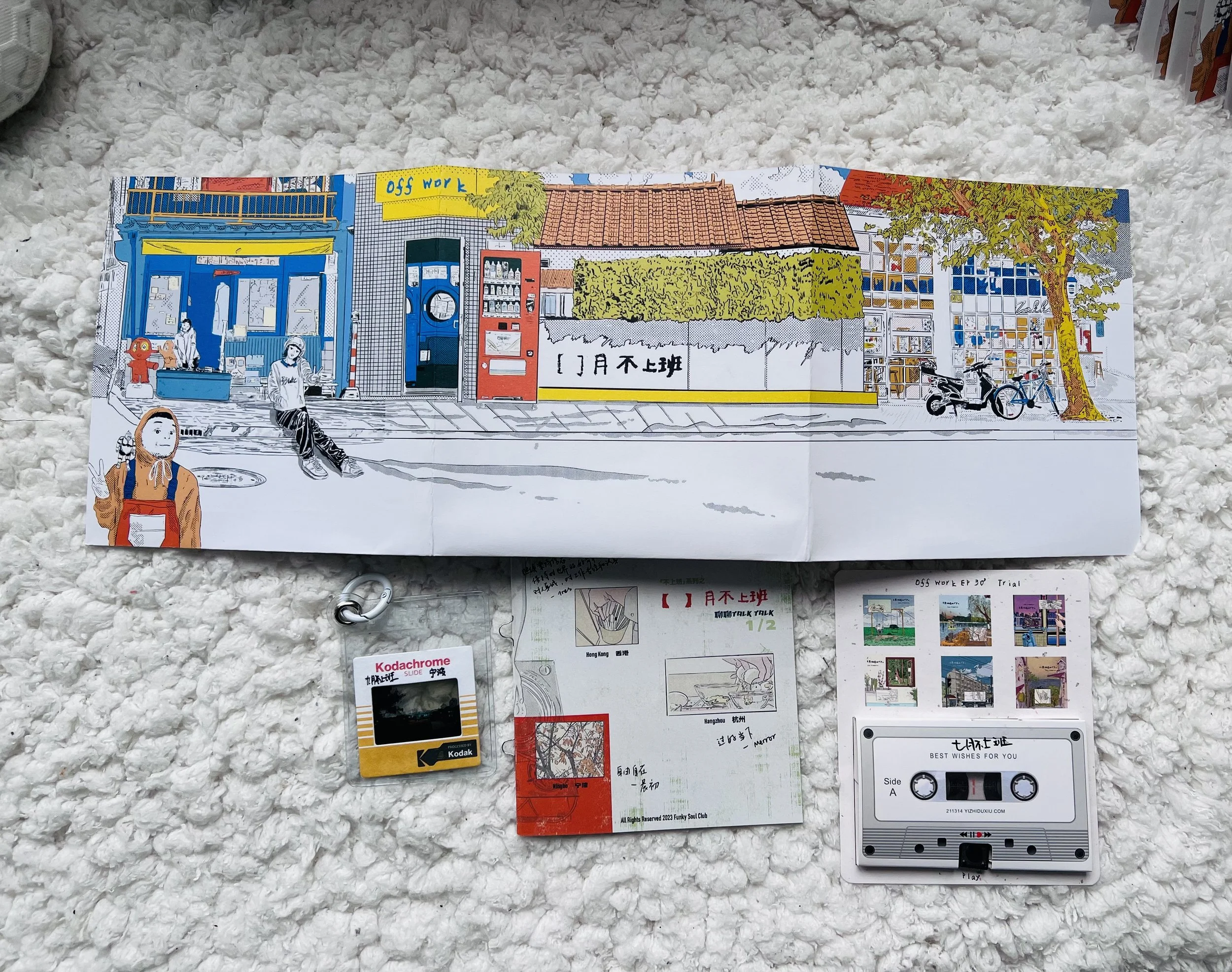 Zine 07 Off Work Every Month (behind the scenes) — Handowin HE